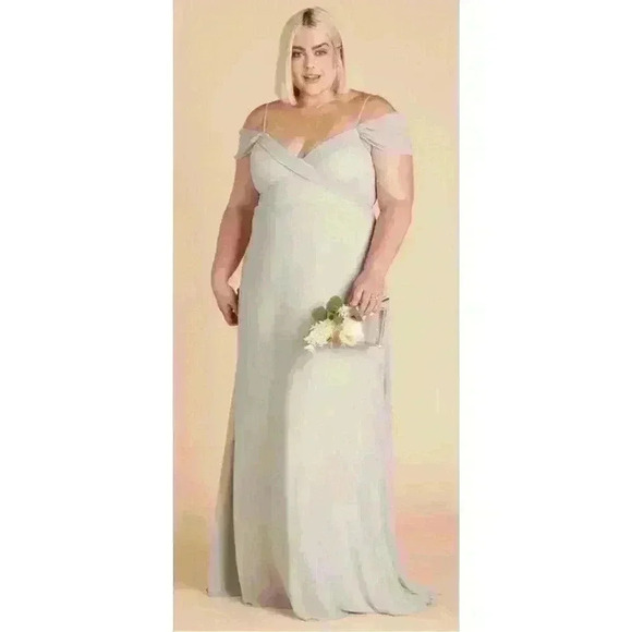 Birdy Grey Women’s SPENCE CONVERTIBLE DRESS NEUTRAL Dove Grey Size M - Picture 4 of 5